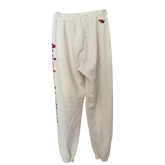 Aviator Nation AV Sweatpant in Vintage White Size S - Picture 8 of 11